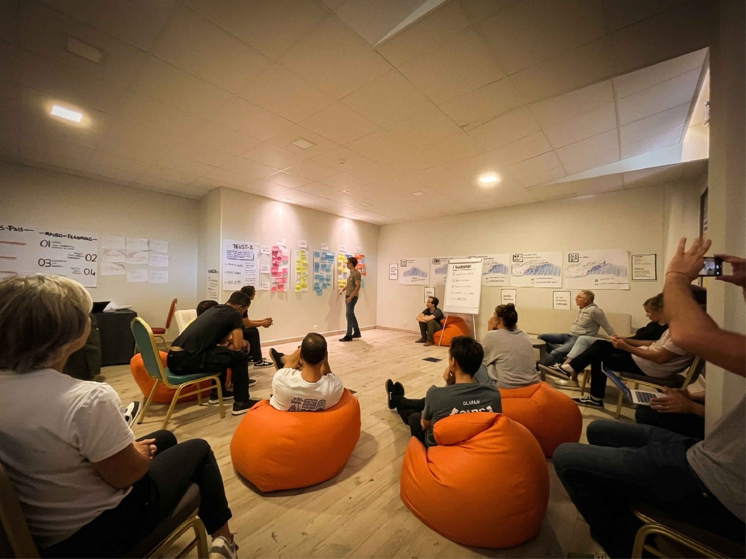 Collective intelligence workshop in a natural setting