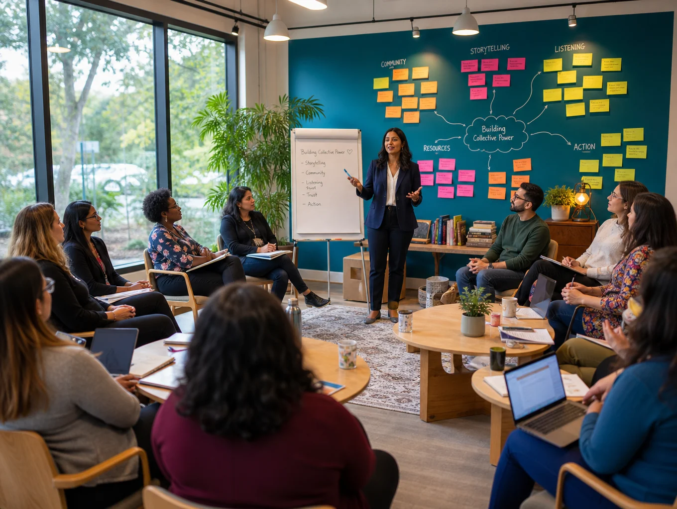 Collective advisory session with team
