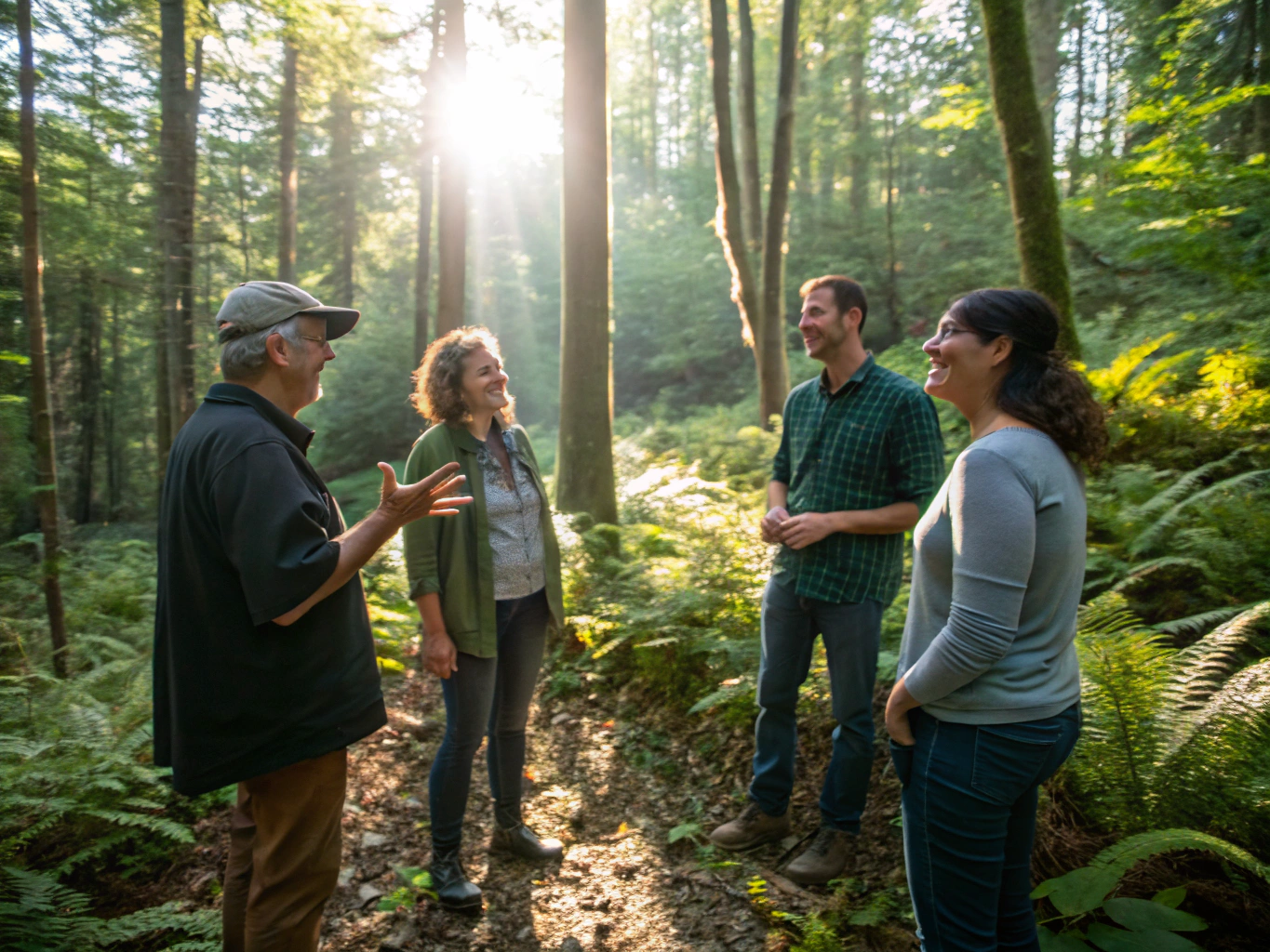 Strategic retreat in a natural setting
